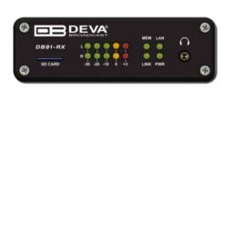 DEVA DB91-RX - DECODIFICADOR DE ÁUDIO IP COMPACTO