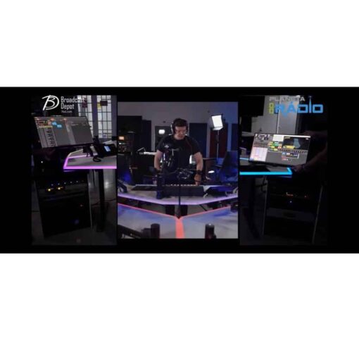 BRIGITTE, UM NOVO CONCEITO EM MÓVEIS PARA ESTÚDIO DE RÁDIO.
